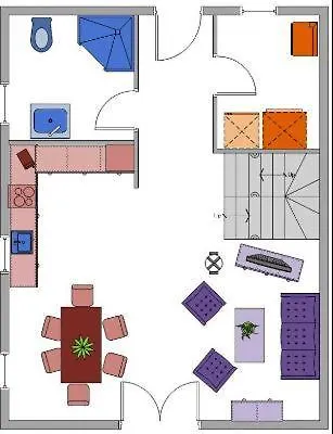 Doppelhaushälfte Dünengras Ferienhaus Böhl