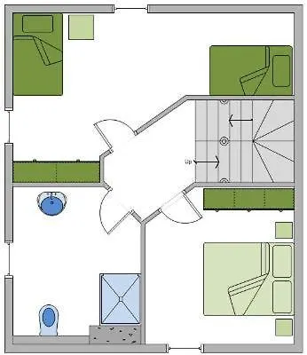 Ferienhaus Doppelhaushälfte Dünengras